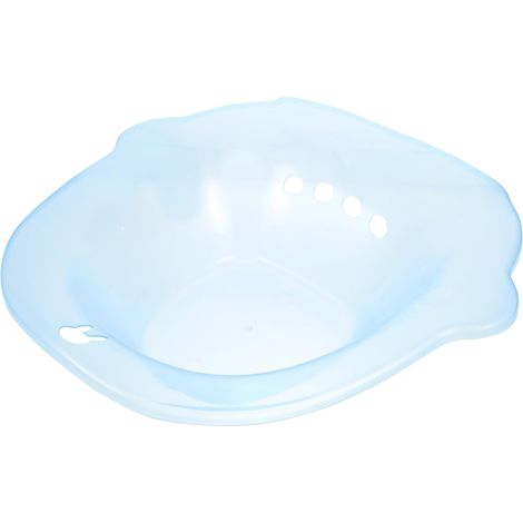 Bain de Siège en Pp pour Femmes Enceintes et Post-partum, Simule la Forme des Fesses, Compatible Plupart des Toilettes Standard, pour Soulager les Douleurs Périnéales (1/5)