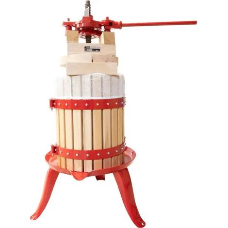 Güde – Pressoir à fruits 47 litres – Mécanisme à cliquet double action – Cuve peinte alimentaire – Panier de presse 492 mm de hauteur