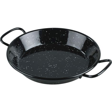 Poêle à paella émaillée, fer, 10 cm (1/2)