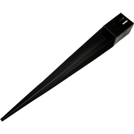 x1 4" Spike Wedge Grip Fence Support - 100MM Post Timber Drive In Holder Like Metpost (1/4)