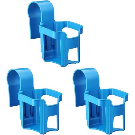 3 Piezas Portavasos de Piscina, Desmontable Soporte para Bebidas Junto a La Piscina, Piscina Portavasos Colgante, Accesorios de Piscina, para Fiestas de Verano En La Piscina Playa (1/4)