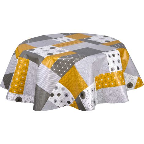 Nappe en toile cirée ronde VYLE (1/4)