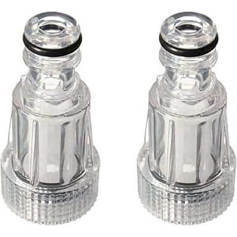 3×3×6.4cm Lot de 2 filtres à eau pour jardin, pompe de jardin et irrigation de jardin et maison – Entrée filetage intérieur 3/4" (1/3)