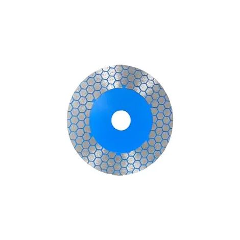 Disque de coupe diamanté pour carrelage, céramique, marbre, coupe à sec et meulage, lame de scie circulaire, accessoires pour outils rotatifs électriques (bleu, 125 mm) (1/4)