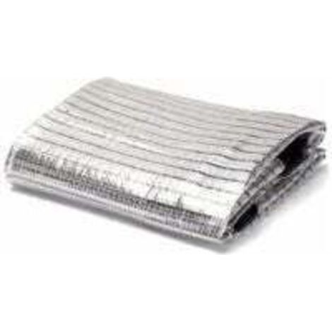 Tissu de Bloc UV perméable Filet de Protection Solaire extérieur Durable Filet de Papier d'aluminium réfléchissant 75% taux d'ombrage Balcon Jardinage de Toit (2X2m)