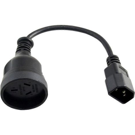 Câble adaptateur secteur IEC320 C14 vers SAA AU 3 broches de 1,5 m (4,9 pi) (1/4)