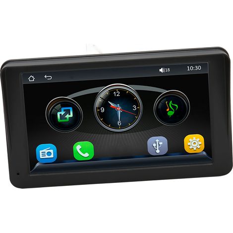 Lecteur MP5 Voiture 7 Pouces avec Caméra de Recul et Bluetooth, Écran Tactile Multimédia pour Autoradio