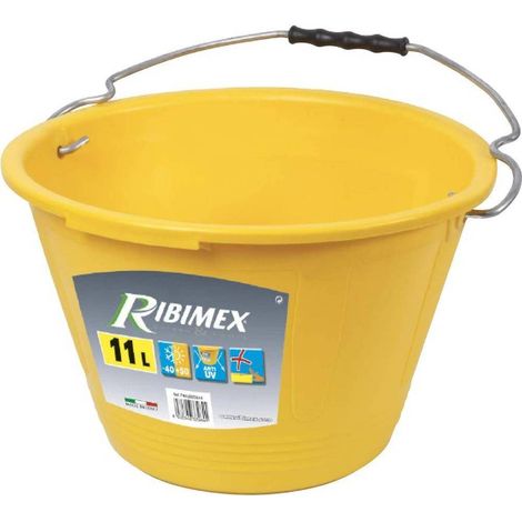 Seau Maçon Incassable 11L D.36 cm - Résistant et Durable - Idéal pour le Bâtiment - D-Work (1/2)