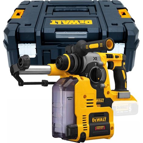 Dewalt DCH273N XR 18v SDS Brushless Hammer Drill 3 Mode + Dust Extractor + TSTAK (1/4)