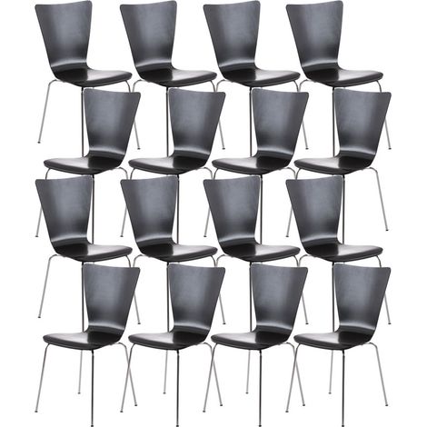 Set De16 Sillas de Visita Aaron Negro (1/5)