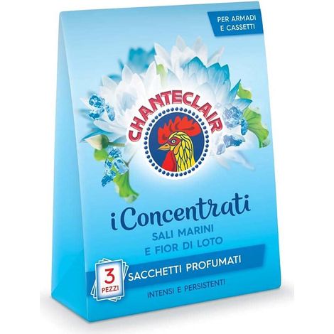 CHANTECLAIR I CONCENTRATI SACCHETTI PROFUMATI 3PZ FIORI SALI MARINI E FIOR DI LOTO (1/4)