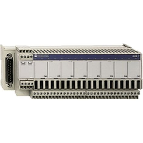 Sub-base de conexión TELEFAST 8 canales, IP20, compatible con carril DIN 35 mm