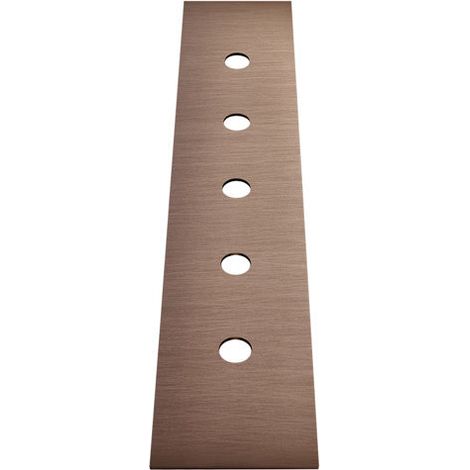 Plaque décorative Gessi à 5 trous pour Secur Box 01669, montage (1/2)