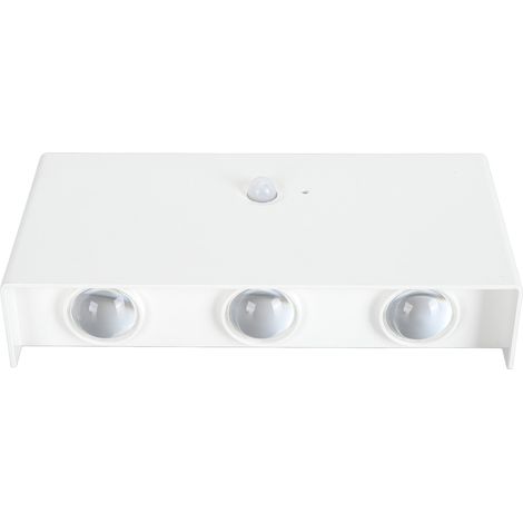 Battery Operated Wall Sconce Rechargeable Motion Sensor Indoor Wall Lights LED Magnetic Up Down Wall Lamp with Touch Switch White (1/5)