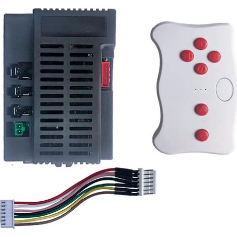 RX74-1 Kit de Boîtier de Contrôle Récepteur de Télécommande Bluetooth 24 V 2,4 G pour Voiture Électrique pour Enfants (1/5)