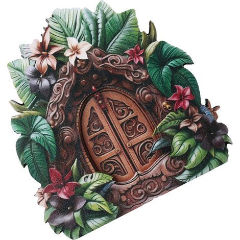 Porte féerique pour décorations de souches d'arbre,-Style1 (1/5)