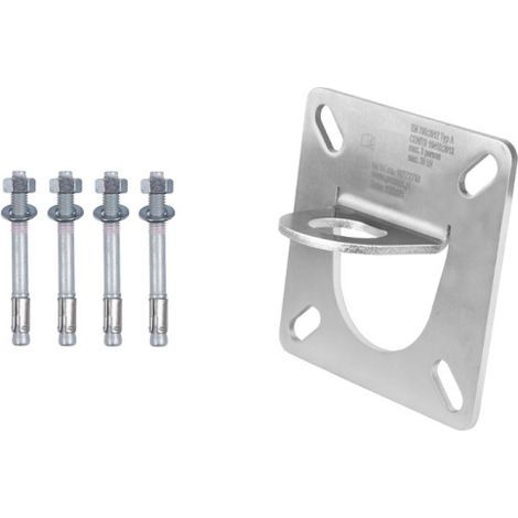 Set de anclaje placa acero 3 pax para hormigón con tornillos SAFETOP