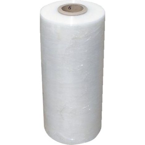 Film polyéthylène étirable manuel noir, largeur 450 mm, épaisseur 17 microns, longueur 300 m - Corderie Mesnard (1/2)