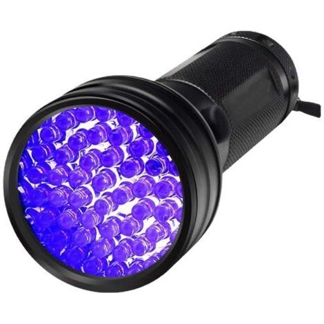 Lampe de poche UV, détecteur d'urine à lampe UV 51 détecteur à LED UV (1/5)