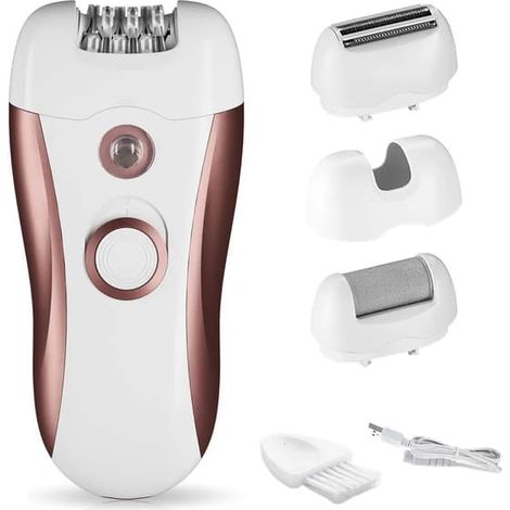 Épilateur électrique sans fil 4 en 1 avec lumière LED (1/5)