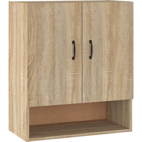 vidaXL Wandregal Sonoma-Eiche 60x31x70 cm aus Möbelholz