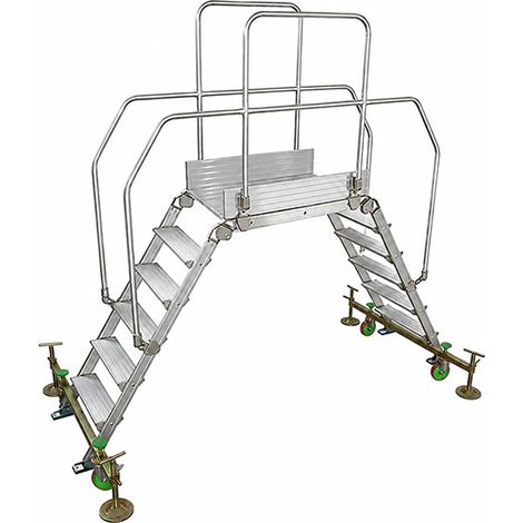 Plateforme roulante 8 marches - Hauteur max. de travail 3.76m - DIVA7/90R-AL (1/5)