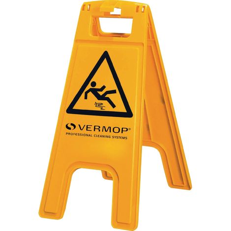 VERMOP Panneau de signalisation Attention danger de glissade - 705 (1/4)