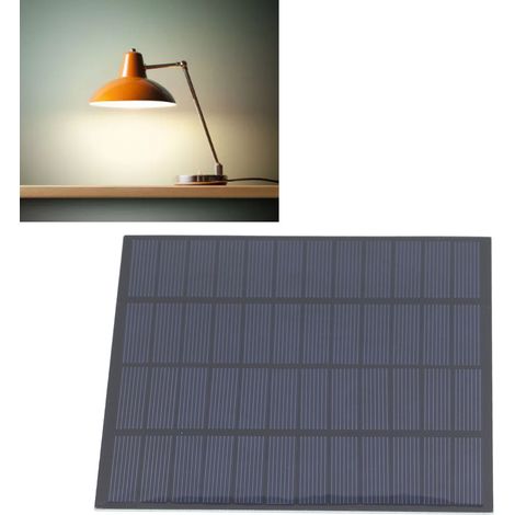 Panneau solaire 3W 12V, panneau en résine époxy solaire, panneau solaire à monter soi-même, panneau en silicium polycristallin de qualité A (1/5)