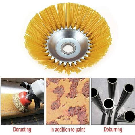 Odipie – Brosse anti-mauvaises herbes nylon 200 mm – Tête débroussailleuse 25,4 mm – Performance optimale pour surfaces plates – Compatible tondeuses (1/3)