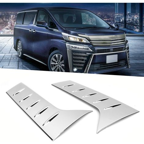 Modification automobile : Paire de baguettes décoratives de montant C pour Toyota Alphard Vellfire 2016-2019 (1/5)
