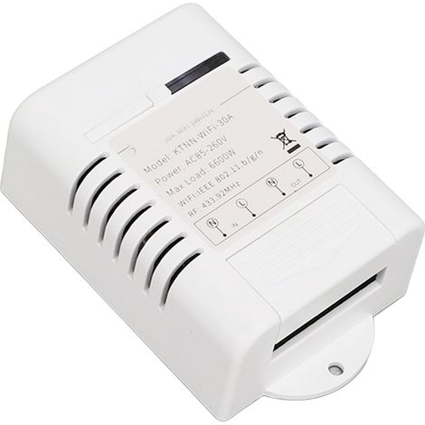 Intelligenter Schalter mit Echtzeit-Feedback, Sprachsteuerung, intelligentem Timer und WLAN. Stromversorgung: 85 V bis 260 V Wechselstrom. (1/5)