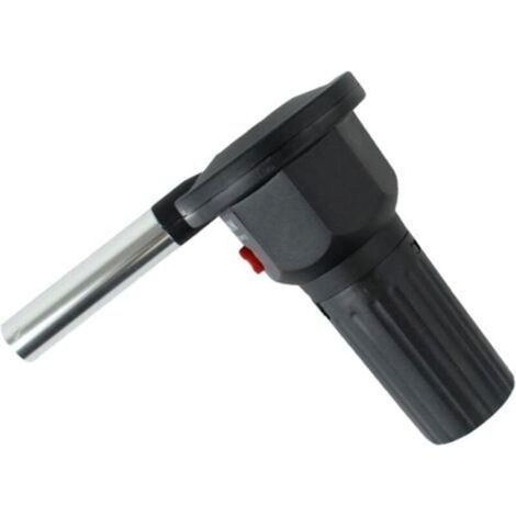 Souffleur de feu portable - LON® - barbecue électrique extérieur - noir - allumage rapide et puissant (1/5)