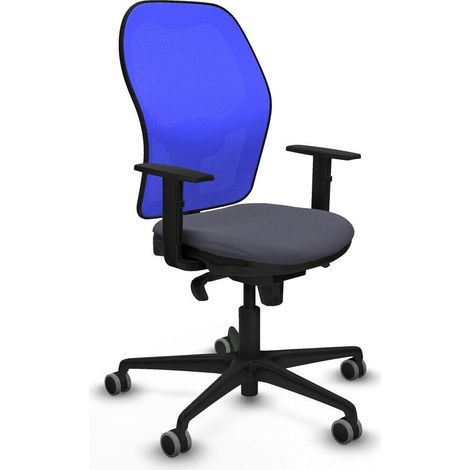 Piqueras y Crespo Silla de Oficina Gris Oscuro Confort