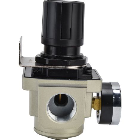 Luftdruckregler mit Manometer, 0,05–0,8 MPa Überdruckventil, Regler aus Aluminiumlegierung, 1-Zoll-Gewinde (1/5)