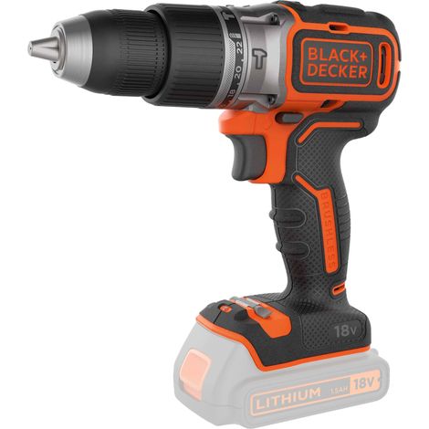 Marteau perforateur sans fil 18V, moteur sans balais, 28 050 BPM, 52 Nm, 2 vitesses, perçage bois/acier, outil nu (1/2)