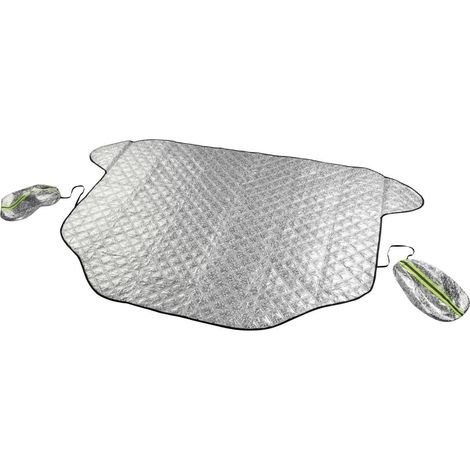 WALSER Premium Protection de Pare-Brise avec Couverture de rétroviseur latéral, Couverture de Pare-Brise 147x120 cm (1/4)