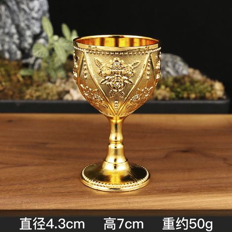 Verre à vin miniature (or rose), 30 ml, verre à vin blanc haut de gamme