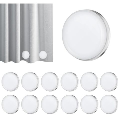 Poids de rideau de douche avec revêtement en silicone