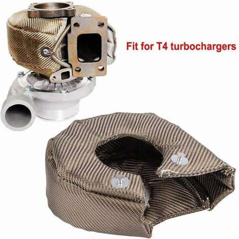 Cubierta de turbo, cubierta de protección térmica, barrera, cubierta de turbocompresor para turbocompresores T4, A-Crezuo