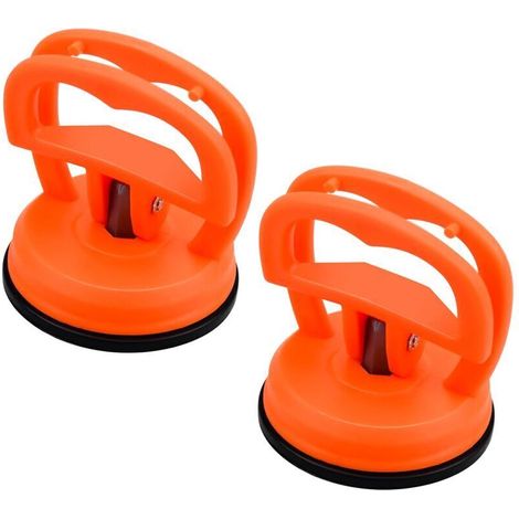 Ventouse,Pour le débosselage de la voiture （orange-2 pièces ） (1/4)
