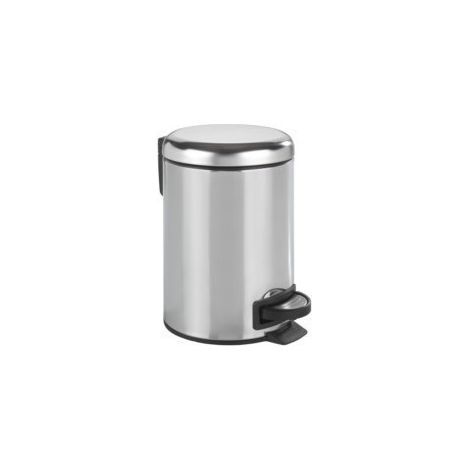 Cubo Baño C/Pedal 3Lt-17X25Cm Acero Bl Leman Wenko (1/4)