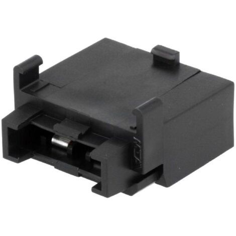 Élément de porte-fusible 40A – Polyamide noir – Tension 32V – Température de travail -40/125°C – Pour applications électriques UNIVAL - MAX 40 A