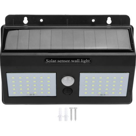 Lumières extérieures à énergie solaire, applique murale solaire 60 lumières d'urgence pour les cours pour les jardins (1/5)