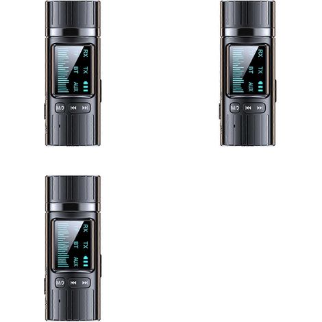 Comprend 3 adaptateurs Bluetooth 5.4 GT72, des récepteurs/émetteurs AUX 3,5 mm et USB, plug and play, prend en charge les cartes TF, compatible avec les téléviseurs et les ordinateurs. (1/5)