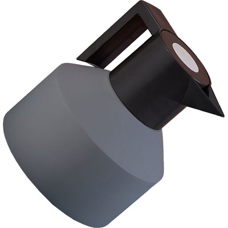 Bouilloire à café 1,2 L en acier inoxydable avec isolation thermique, grise, idéale pour le thé et le café. (1/5)