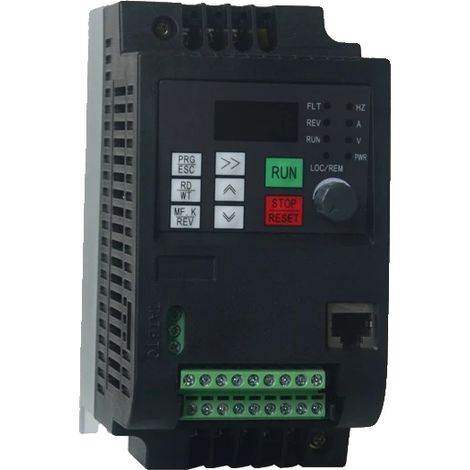 Convertisseur de fréquence, entrée monophasée, sortie triphasée, 220V à 380V 1,5KW, 1 phase 220V, 3 phases 380V (1/2)