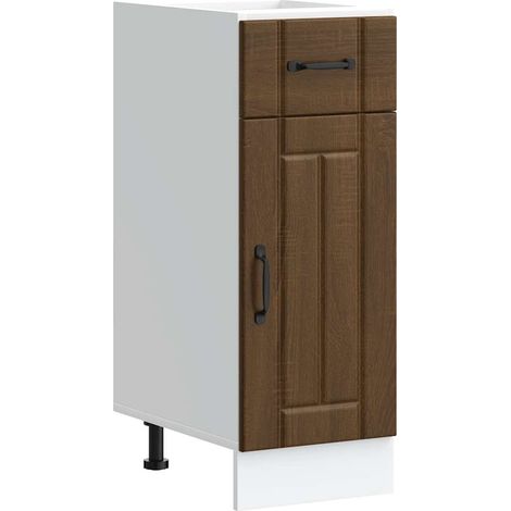 Maison Exclusive - Mueble bajo de cocina Lucca roble marrón (1/5)