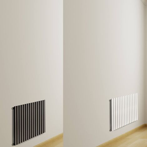 VILSTEIN Paneelheizkörper, Mittelanschluss und Seitenanschluss, Einlagig Weiß,600 x 900 mm
