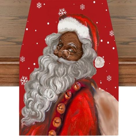 Lot de 5 serviettes d'hiver, décoration de table pour la cuisine, accessoires de fête pour Noël, intérieur et extérieur (1/5)
