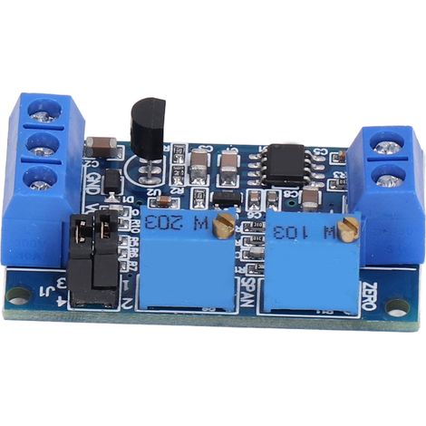 Module convertisseur courant en tension 4-20mA 0-20mA vers 0-3.3V 5V 10V plastique précis stable grad industriel réglable large alimentation (1/5)